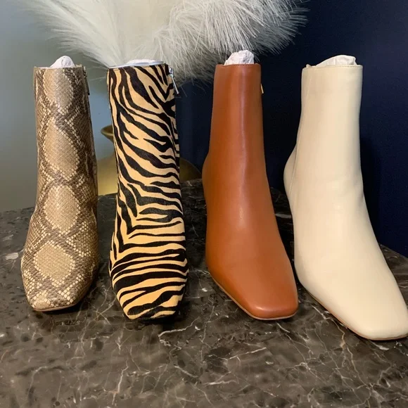 SAM EDELMAN Zebra Print Ankle Boots NWB!!!! - Picture 9 of 9